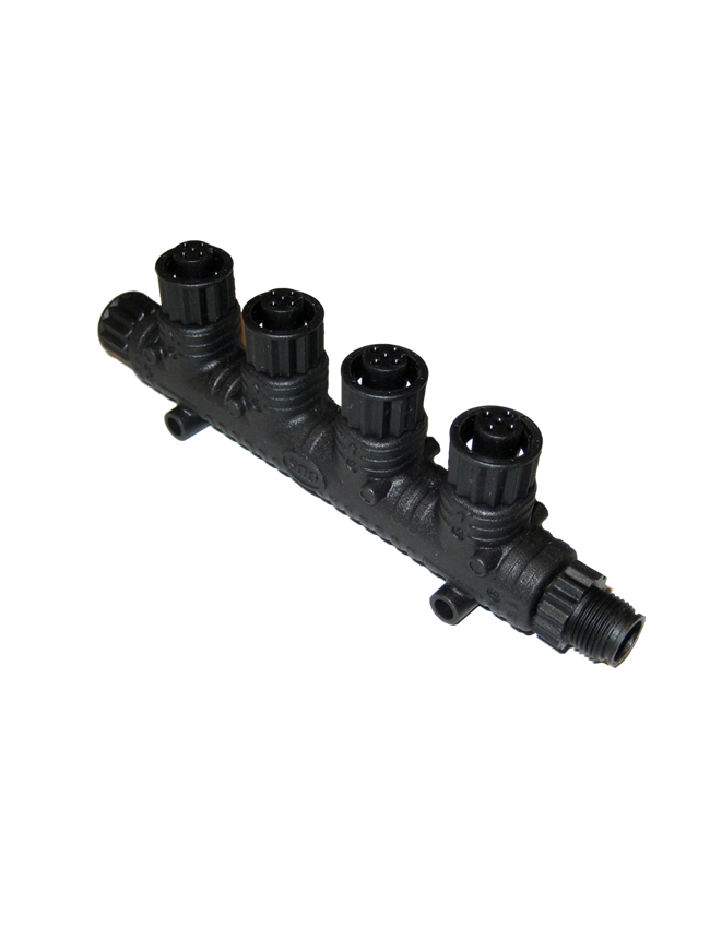 Lowrance NMEA 2000 Micro-C Low Loss 4 Way Joiner