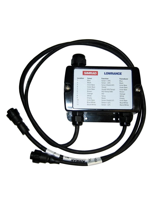 Navico xSonic Pigtail Transducer Wiring Block Adapter