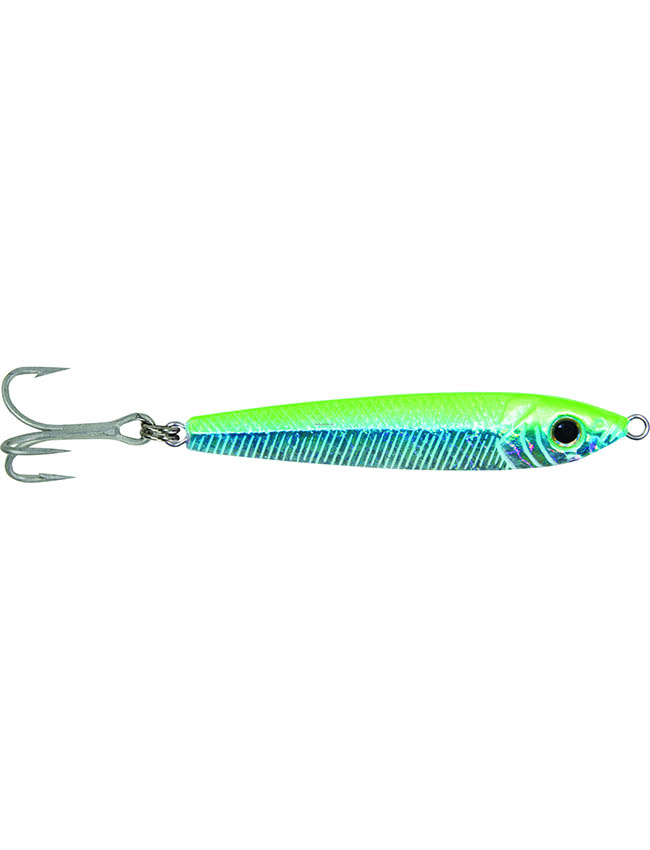 Got-Cha Jig - Chartreuse/Silver/Blue - 2-1/2" - 1oz