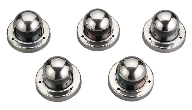 LED Surface Mount Running Lights, Stainless AA00341LD - Green Starboard