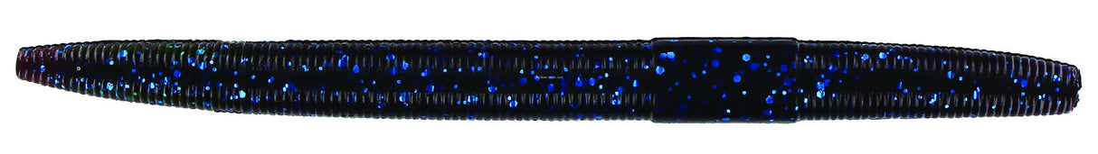 Big Bite Baits 5" Trick Stick - 8 Pack - Black/Blue Metal Flake