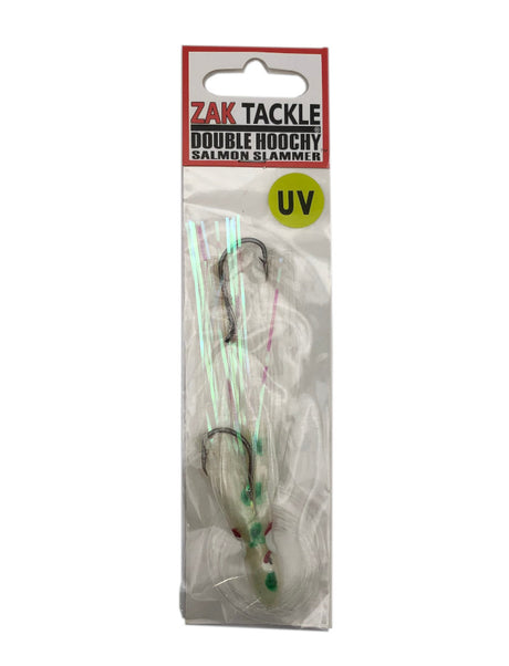 Zak TackleDouble Hoochie - Rigged - RUSTY HOOKS AS IS Z-DH09