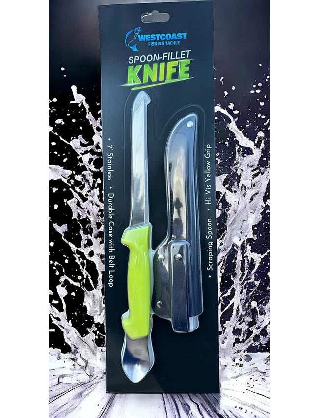 Westcoast Fishing Tackle 7" Filet Knife with Spoon