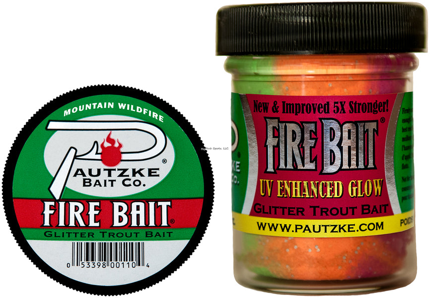 Pautzke Fire Bait Glitter Trout Bait - Mountain Wildfire