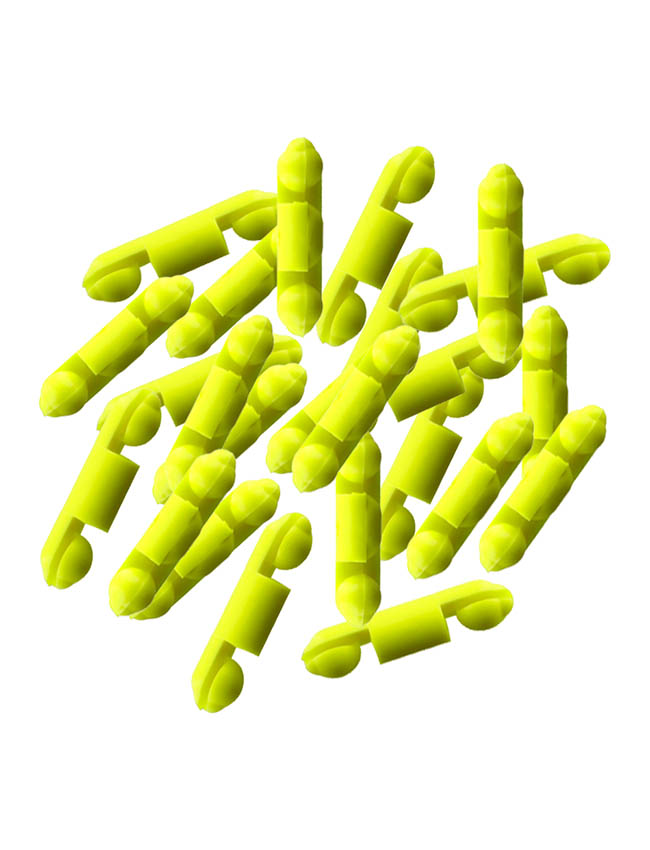 SCOTTY - Auto-Stop Beads for Stainless Steel Downrigger Cable 1008 - 24 Pack - all Yellow