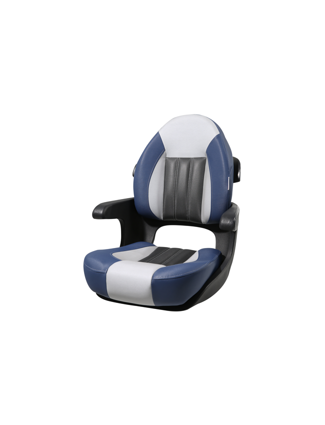 *Tempress ProBax Captains Elite Chair 68351 - White/Black/Carbon