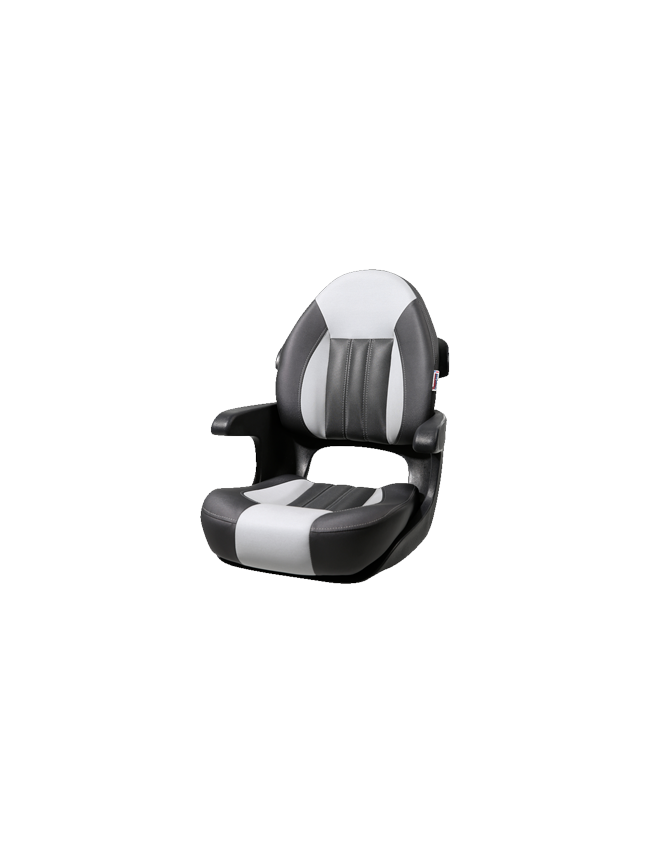 *Tempress ProBax Captains Elite Chair 68351 - Black/Grey/Carbon