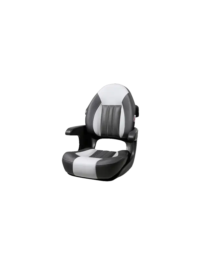 *Tempress ProBax Captains Elite Chair 68351 - Black/Grey/Carbon