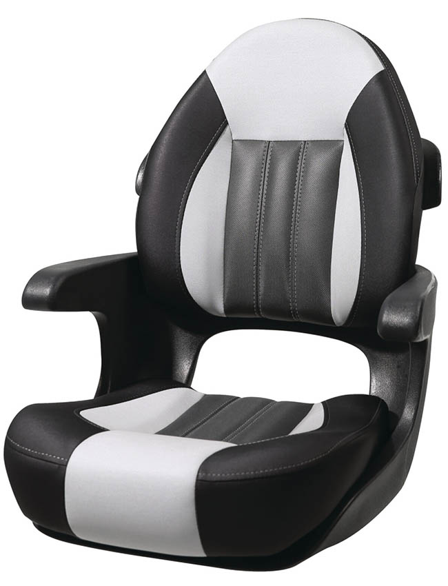 *Tempress ProBax Captains Elite Chair 68351 - Black/Charcoal/Carbon