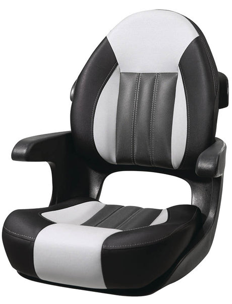 *Tempress ProBax Captains Elite Chair 68351 - Black/Charcoal/Carbon