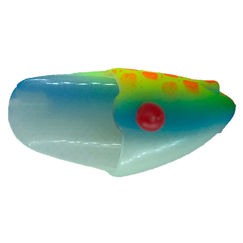 Oki JDF Custom Peanut Butter Chartreuse Stripe Teaser Head