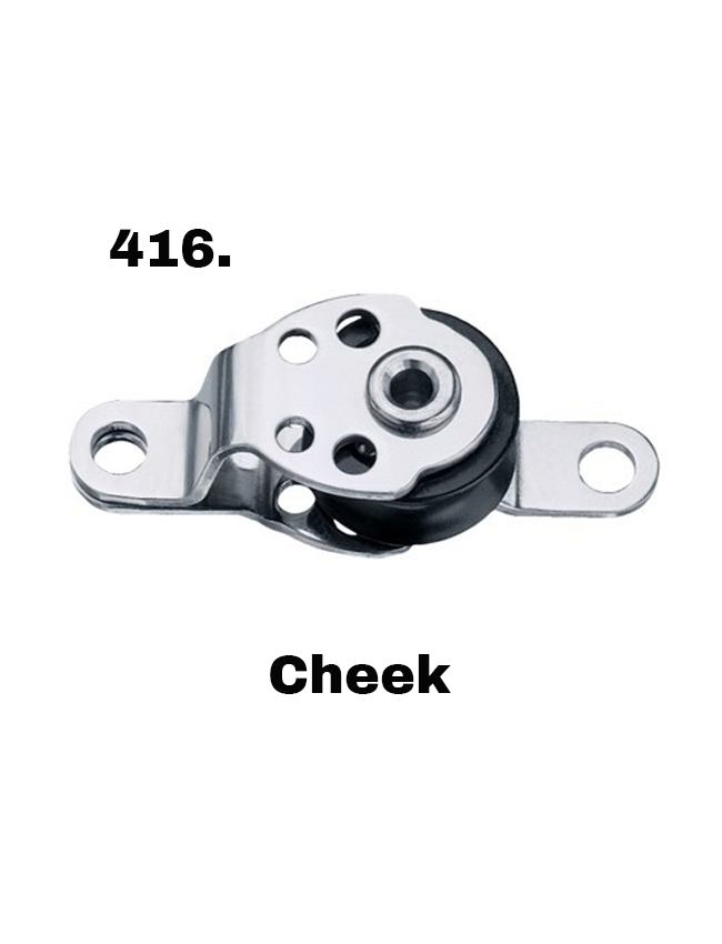 Harken Small Blocks - 16mm 416 - 407. Double with Becket