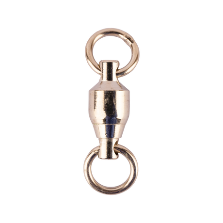 Mustad DLT02 Ball Bearing Swivel With Welded Rings - Black Nickel