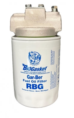 Garber Complete Spin-On Fuel Oil Filter with BioGasket and Bracket