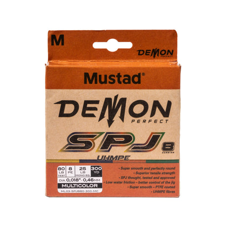 Mustad Demon Perfect Slow Pitch Jigging Braid - Multicolor