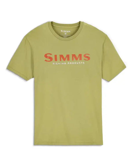 Simms Men's Logo T-Shirt Tent Green Simms Fishing