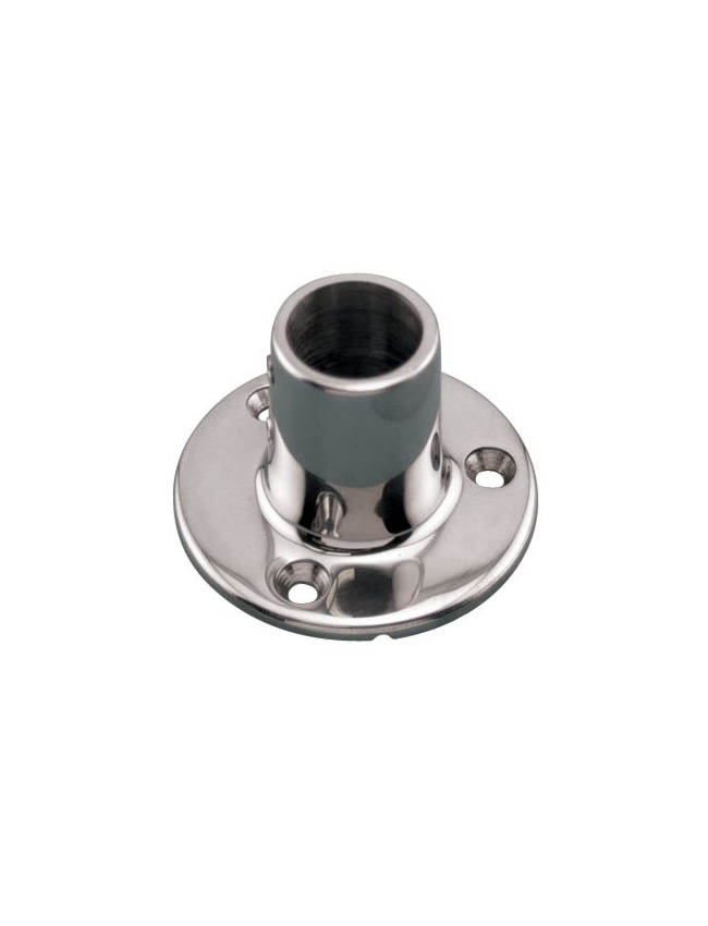 Stainless Steel Rail Fitting 1" - Round Base CH3211 - 60 degree