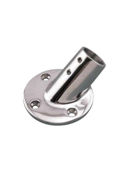Stainless Steel Rail Fitting 1" - Round Base CH3211 - 30 degree