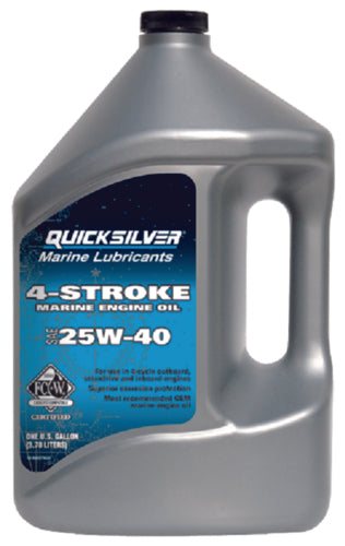 Quicksilver 4-Stroke FC-W Mineral Formulation Outboard Motor Oil, 4L -8M0078634