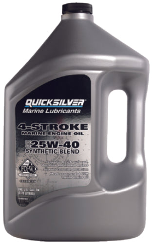 QuickSilver 4-Stroke FC-W Synthetic Motor Oil, 4 Liter 92-8M0078636