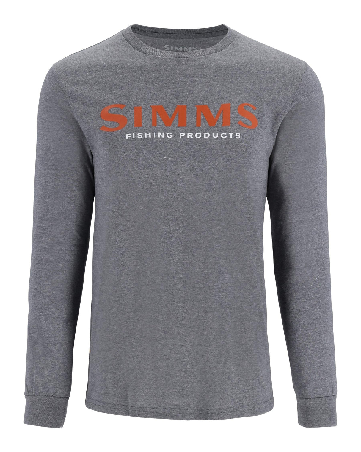 Simms Logo Longsleeve Shirt - Athletic Heather - S