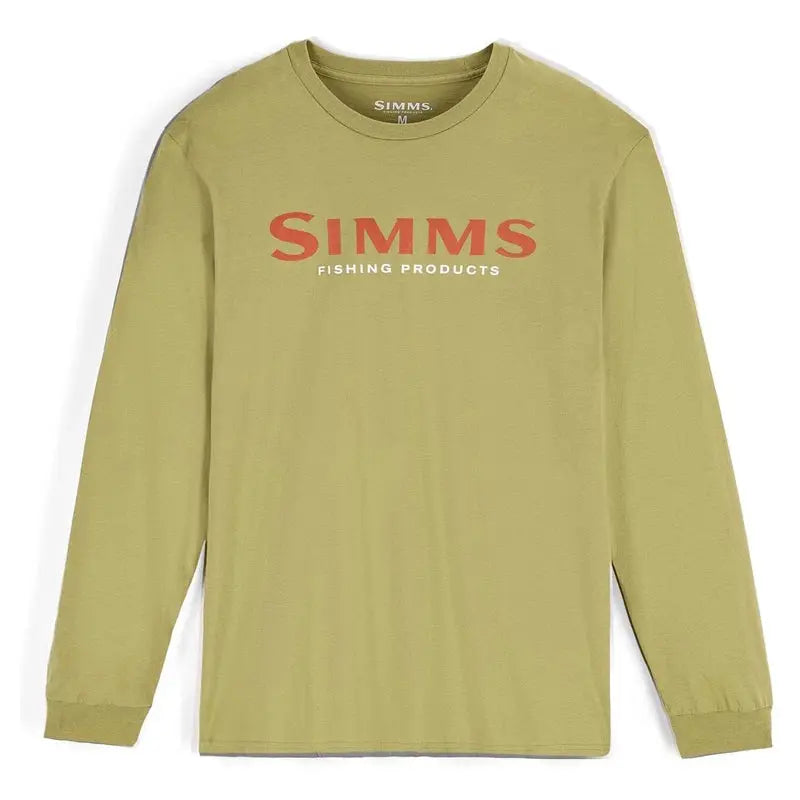 Simms Logo Long sleeve Shirt - Tent Green Simms Fishing
