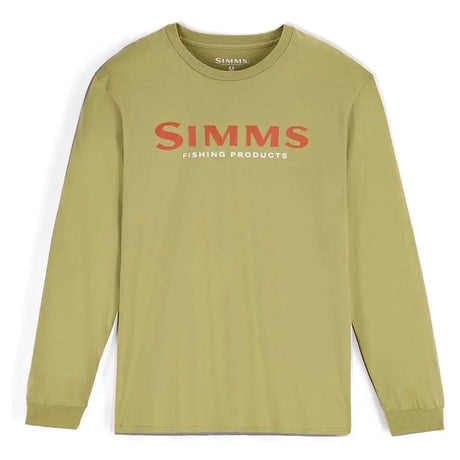 Simms Logo Long sleeve Shirt - Tent Green Simms Fishing