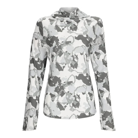 Simms Women's SolarFlex Hoody - Regiment Camo Cinder Simms Fishing