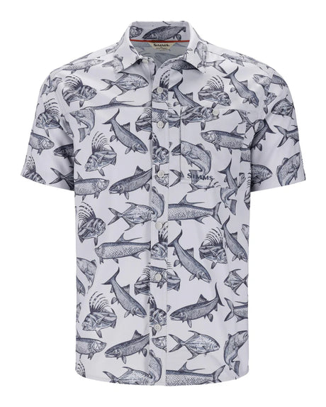 Simms M's Challenger SS Shirt- Saltwater Sterling - S