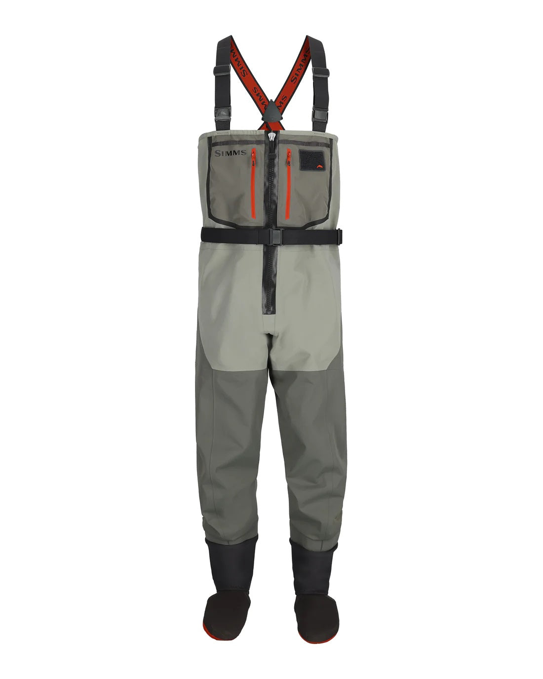 Simms M's Freestone Z Stockingfoot Waders - Smoke 2024 13883-040-30 - M 9-11