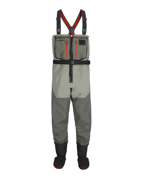 Simms M's Freestone Z Stockingfoot Waders - Smoke 2024 13883-040-30 - M 9-11