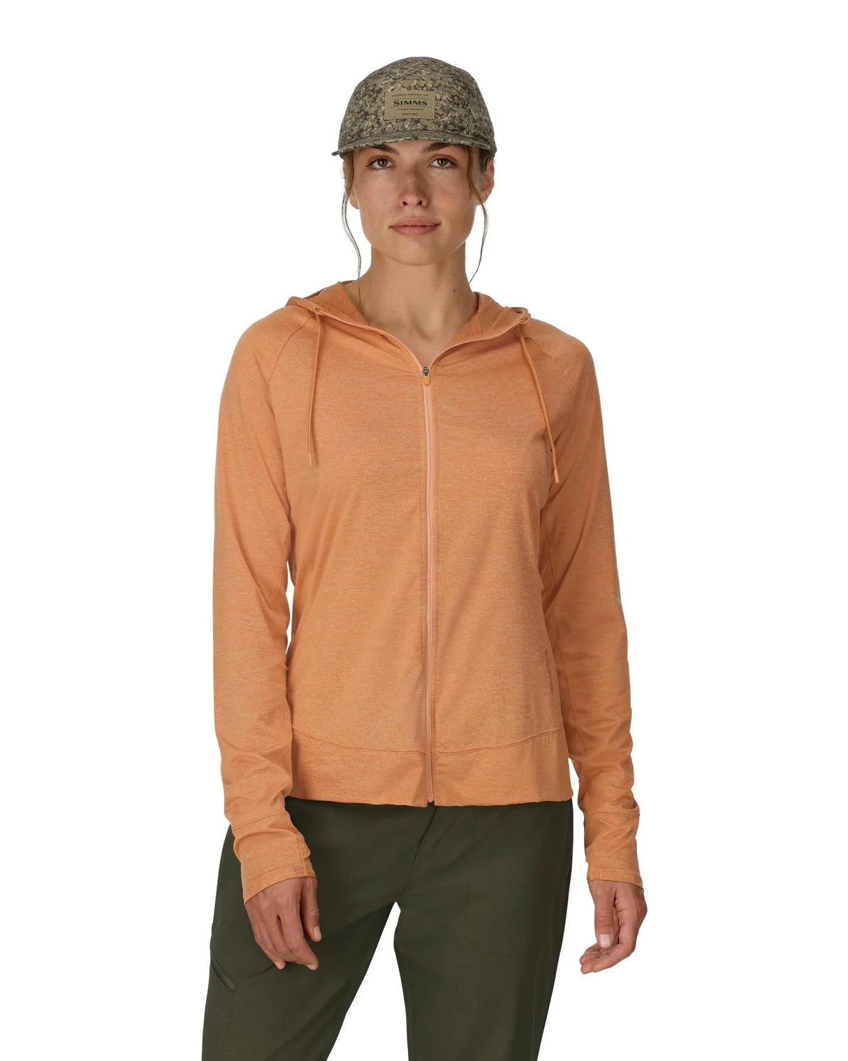Women's SolarFlex Hoody Full-Zip Maple - XS