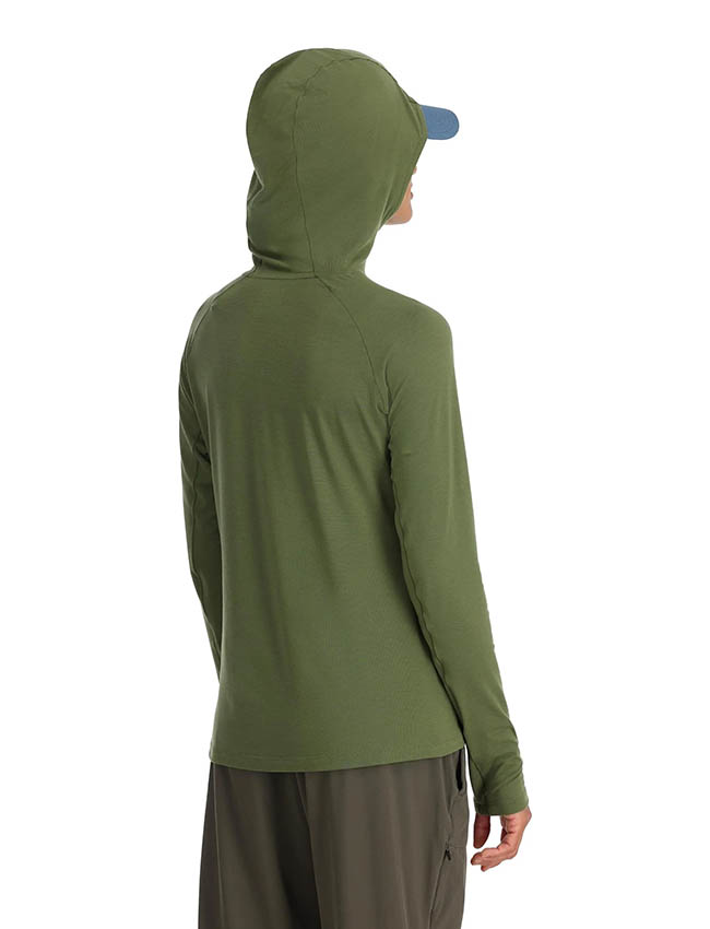 Simms W's Glades Hoody - Dark Clover Heather 13929-1085-10 - M