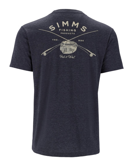 Men's Classic Tackle T-Shirt Navy - M