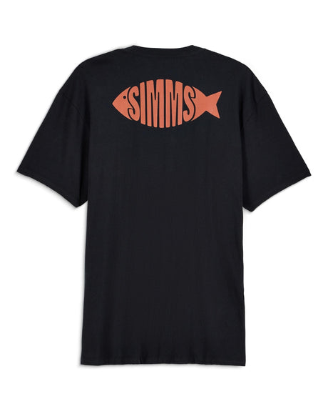 Simms Men's Logofish T-Shirt - Black