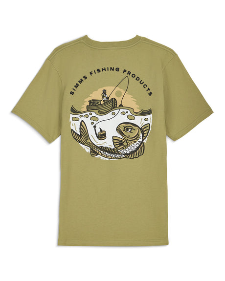 Simms Kid's Baited T-Shirt - Tent Green