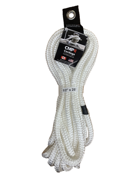 Canada Metal Dock Line - White - 1/2"