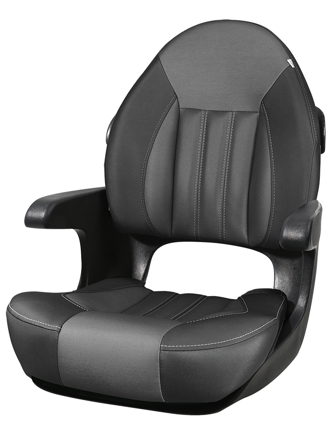 *Tempress ProBax Captains Elite Chair 68351 - White/Grey/Carbon