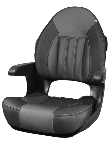 *Tempress ProBax Captains Elite Chair 68351 - White/Grey/Carbon