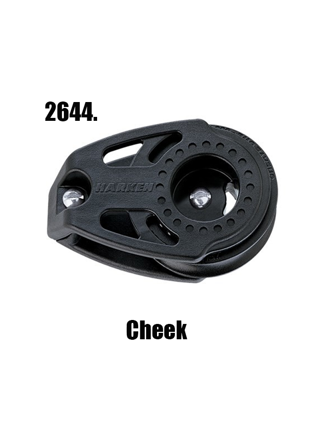 Harken Carbo Air Blocks - 40mm 2636 - 2659. 90° Fixed Head