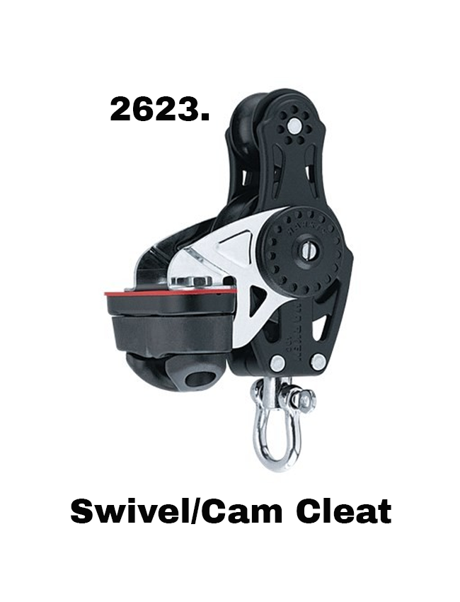 Harken Carbo Fiddle Blocks - 57mm 2621