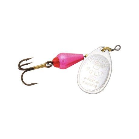Mepps Aglia Brite In Line Spinner - #3 1/4oz Silver/Pink