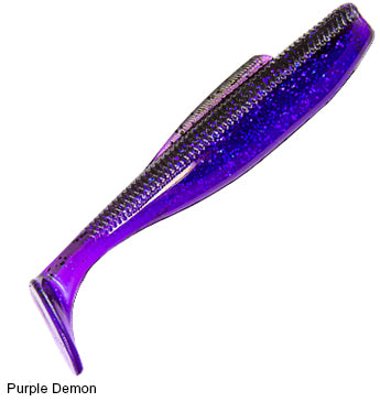 Z-Man ElaZtech DieZel MinnowZ - Purple Demon DMIN-329PK5 - 4" - 5 Pack