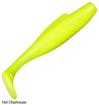 Z-Man ElaZtech DieZel MinnowZ - Hot Chartreuse DMIN5-83PK4 - 5" - 4 Pack