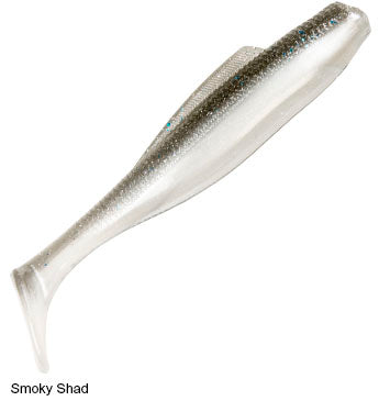 Z-Man ElaZtech DieZel MinnowZ - Smoky Shad DMIN7-57PK3 - 7" - 3 Pack