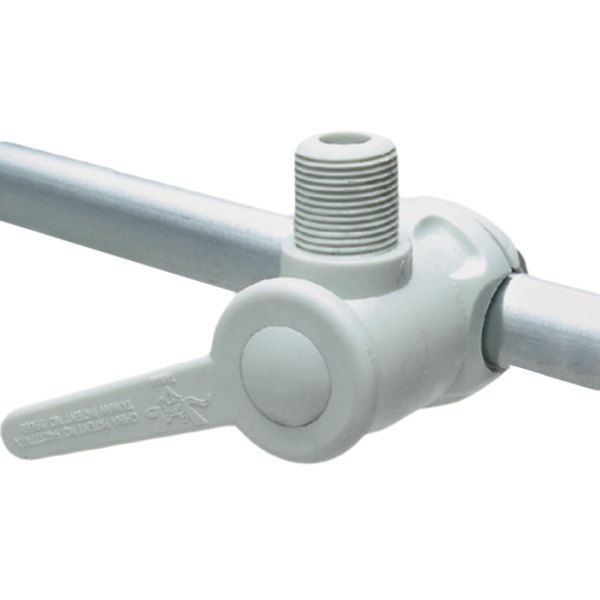 Seachoice Nylon Antenna Ratchet Rail Mount Plastic White