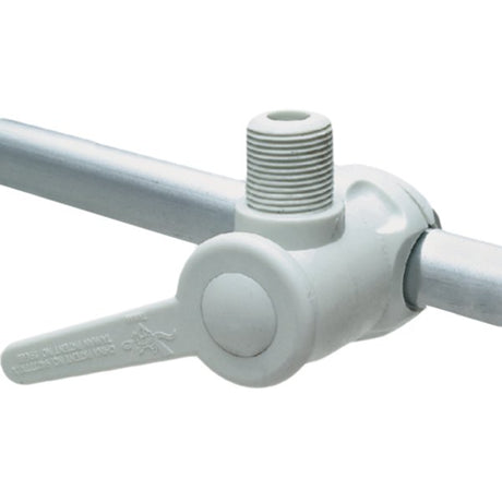 Seachoice Nylon Antenna Ratchet Rail Mount Plastic White