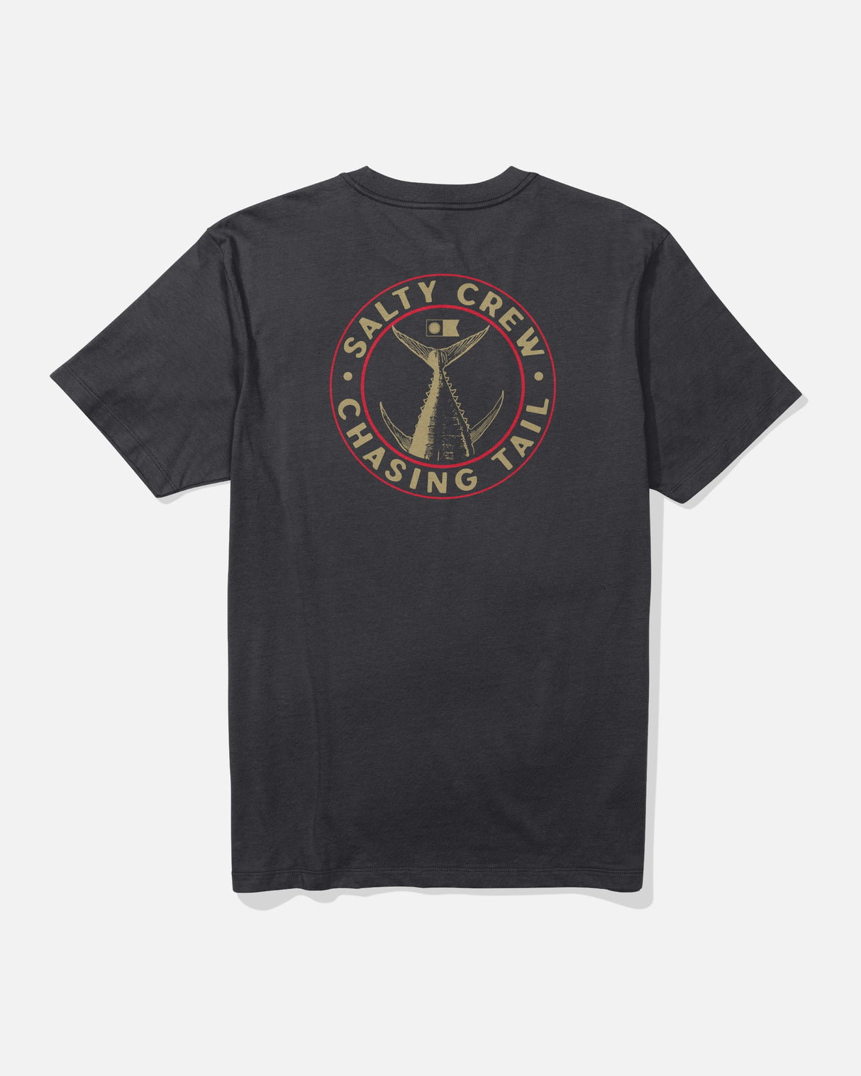 Back view of the Tailgate Tee - Black.