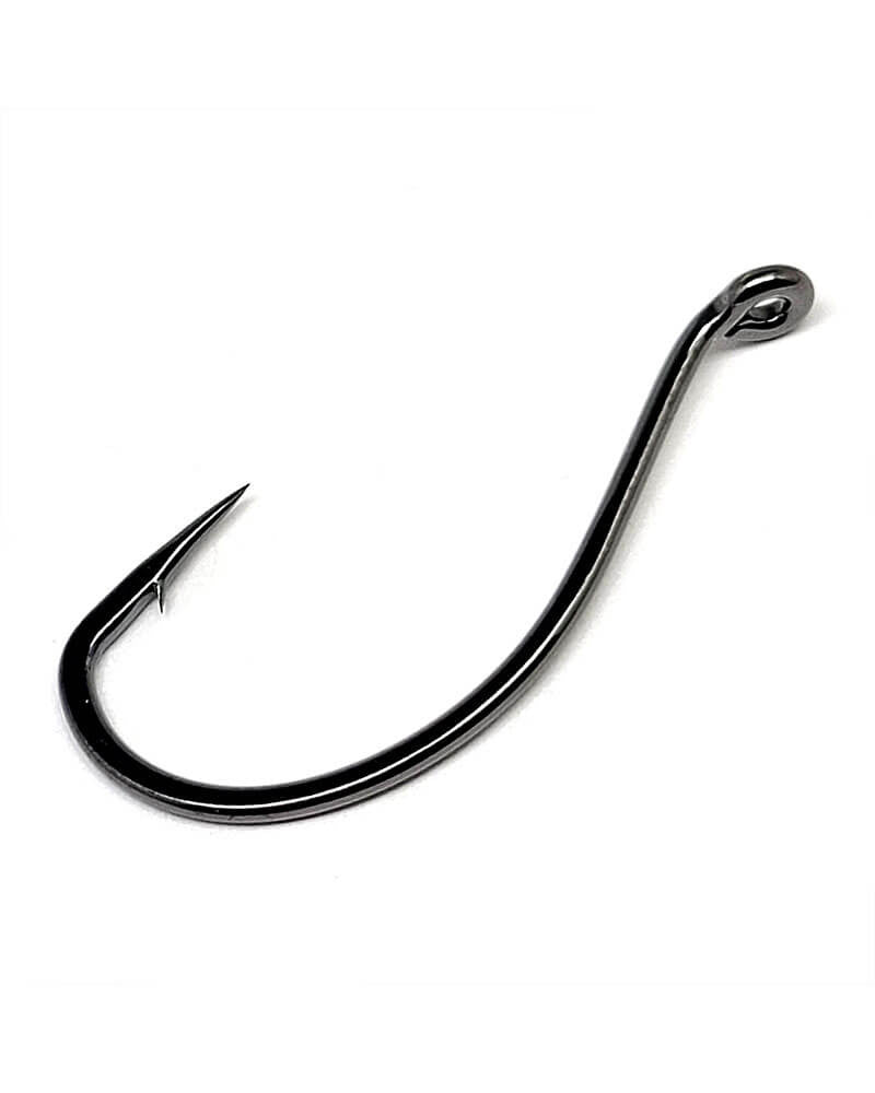 Gamakatsu Walleye Wide Gap NS Black 202406-25 - 8/0 - 6 Pack