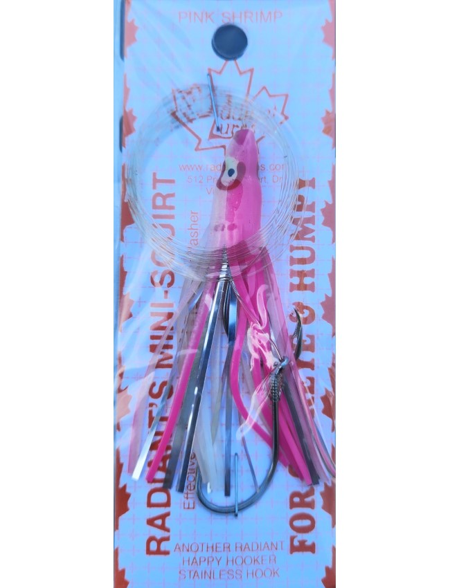 Radiant Mini Squirt - Pink Shrimp Rigged